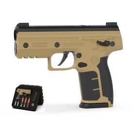 Pistolet na kule gumowe i pieprzowe Byrna SD TAN KAL.68 CO2-8G ZESTAW